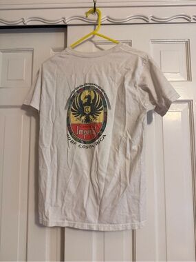 Surf Costa Rica White Graphic Tee - Men's Shirt